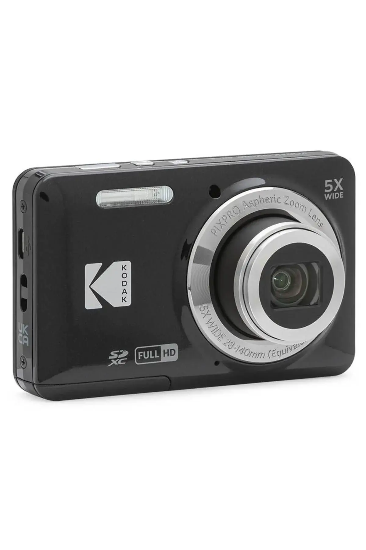 Kodak Friendly Zoom FZ55/5x Yakınlaştırma Dijital Fotoğraf Makinesi-Siyah