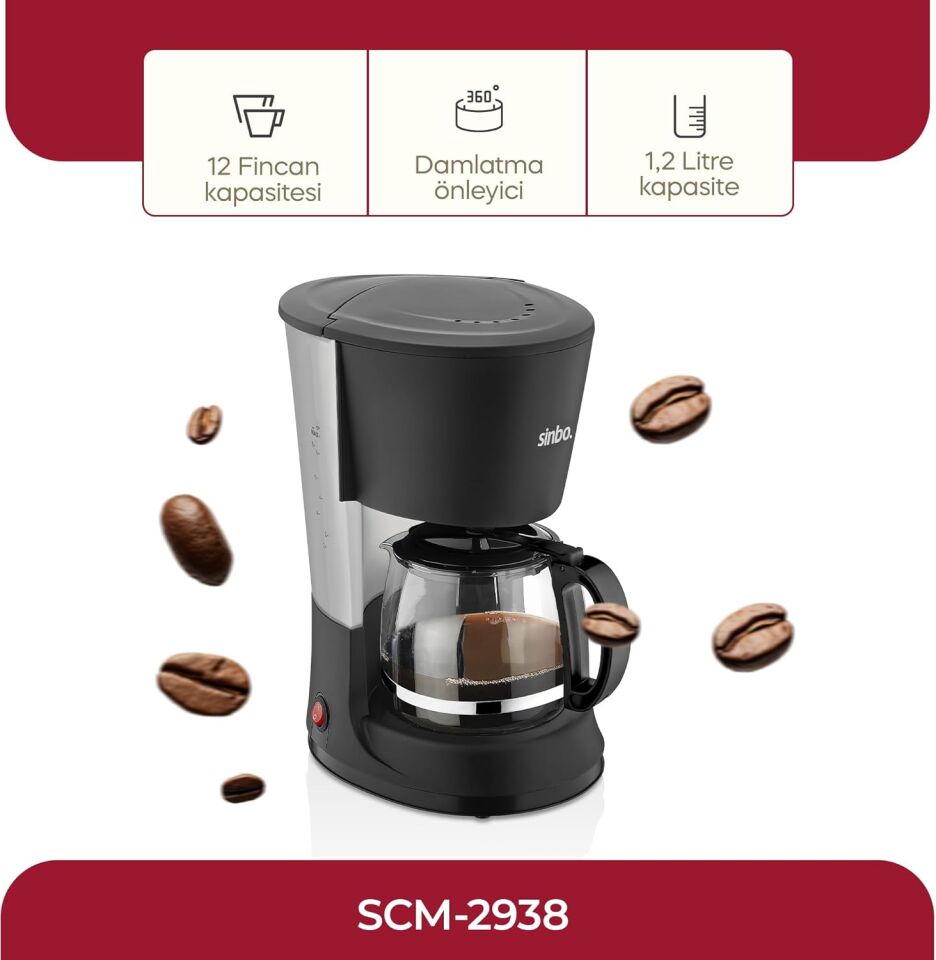 Sinbo SCM-2938 Filtre Kahve Makinesi