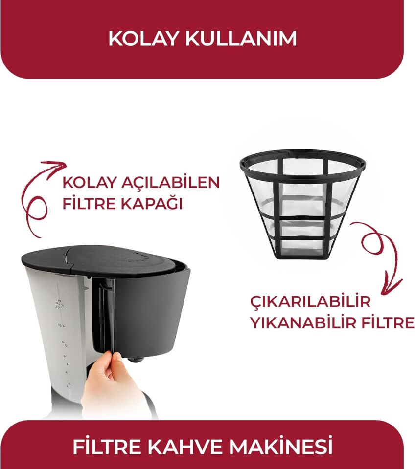 Sinbo SCM-2938 Filtre Kahve Makinesi