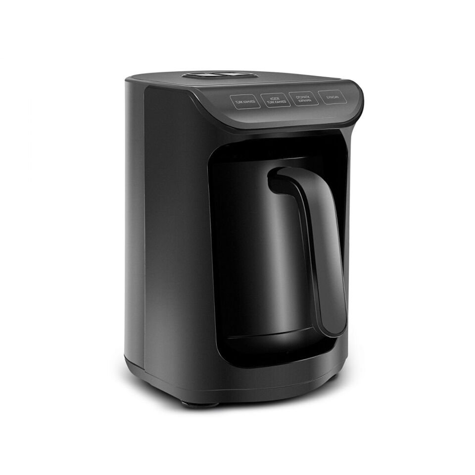 Karaca Hatır Közde Türk Kahvesi ve Türk Kahve Makinesi Shiny Black 5 Fincan Kapasiteli Bol Köpüklü