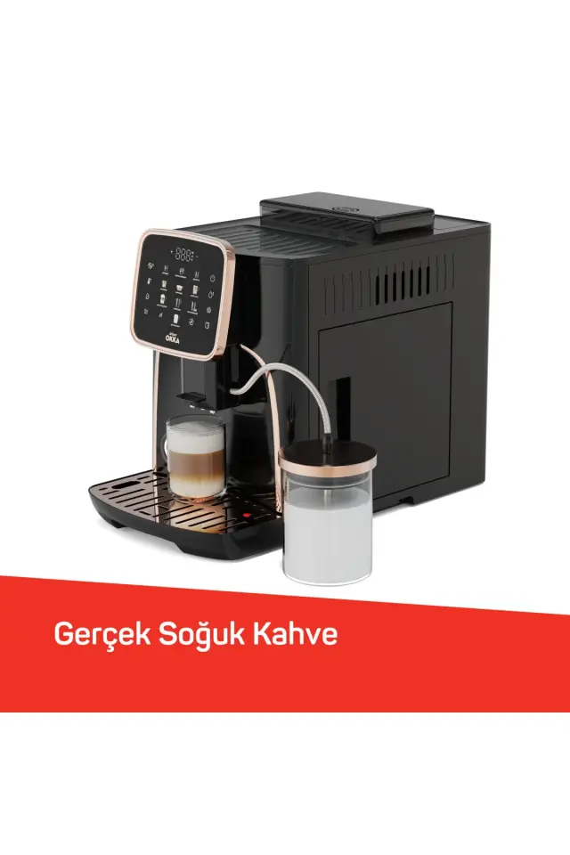 Arzum Okka Espresso Pro M Tam Otomatik Espresso Makinesi Bakır - OK0028-04