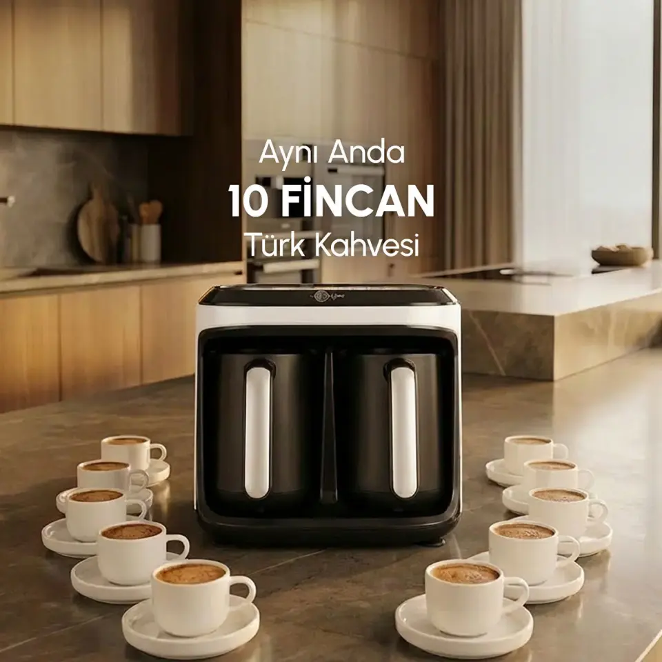 Karaca Hatır Hüp Düet Aroma Krem Türk Kahve Makinesi