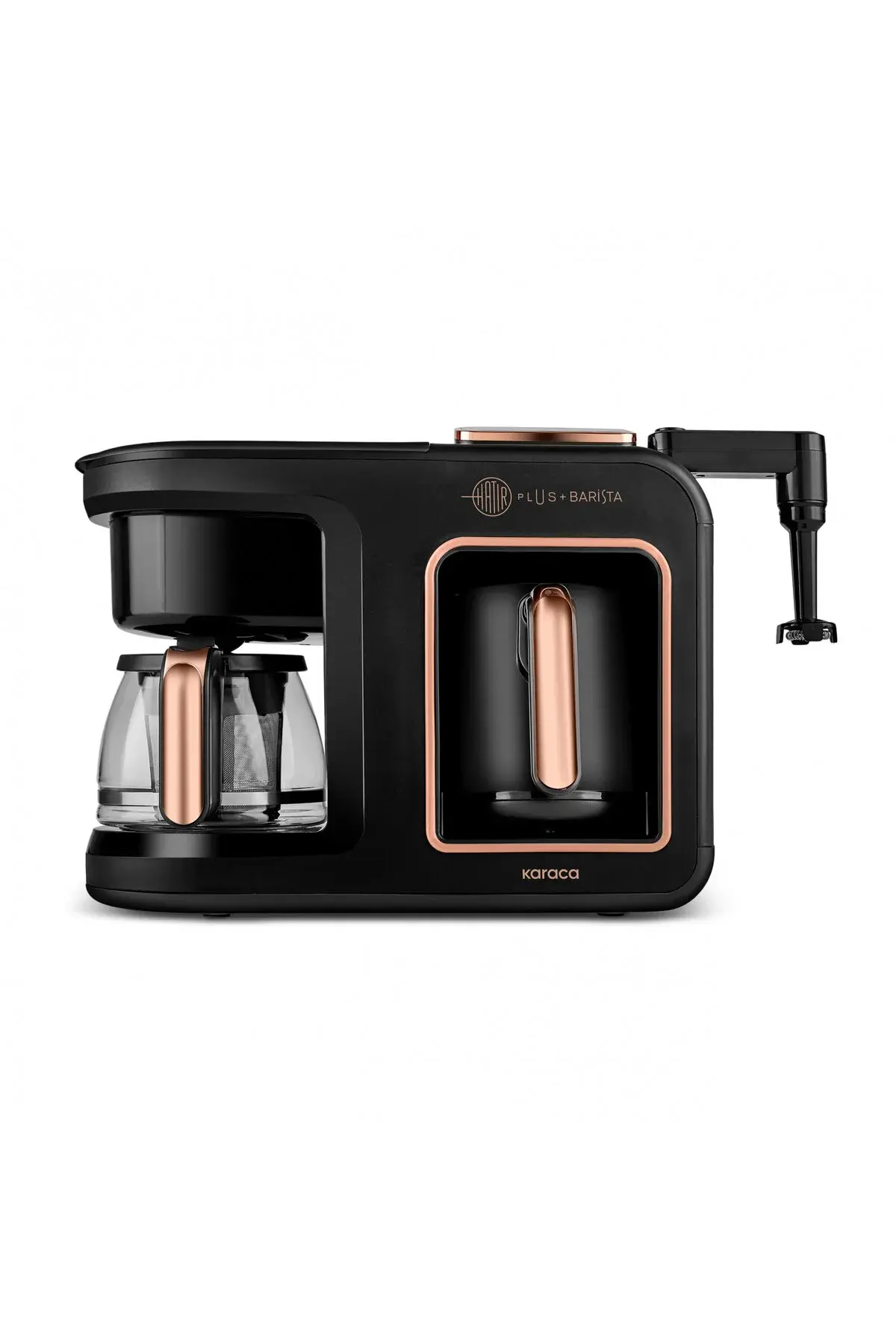 Karaca Hatır Plus Barista 6in1 Black Copper Türk Kahve ve Espresso Makinesi