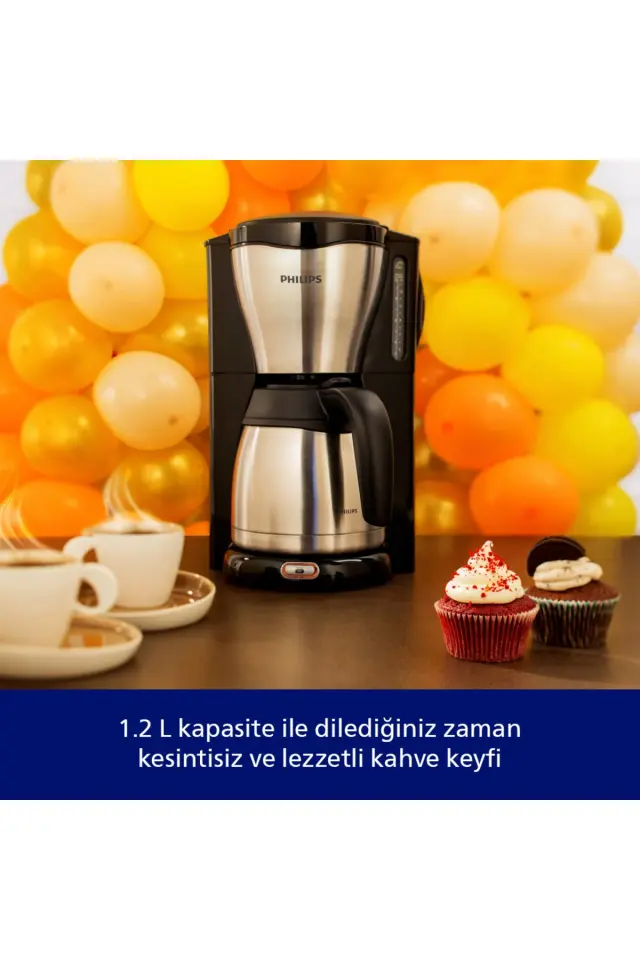 Philips Hd7546/20 Cafe Gaia Filtre Kahve Makinesi Gri