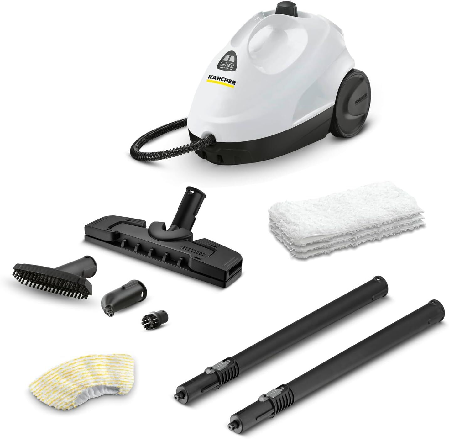 Karcher Kst 2+ Cloth Set 1500W 3.2 Bar Buharlı Temizlik Makinesi - Beyaz