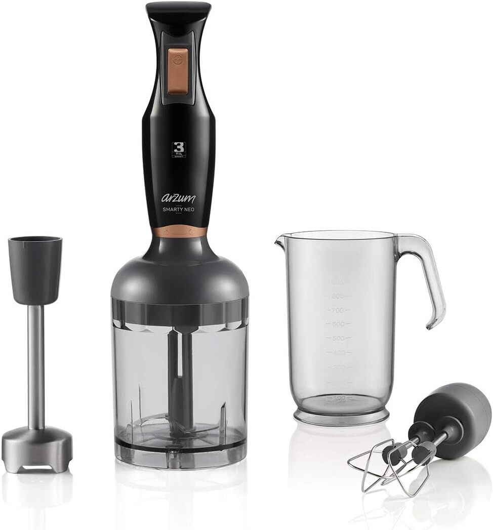 Arzum AR1108-S Smarty Neo Siyah 900 W Blender Seti