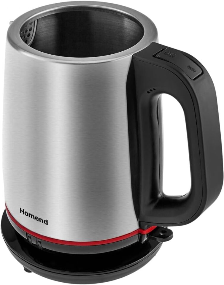 Homend Royaltea 1711h Inox Siyah Çay Makinesi