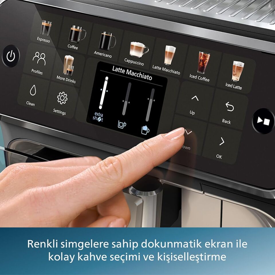 Philips 5500 Serisi LatteGo EP5547/90 Tam Otomatik Espresso Makinesi
