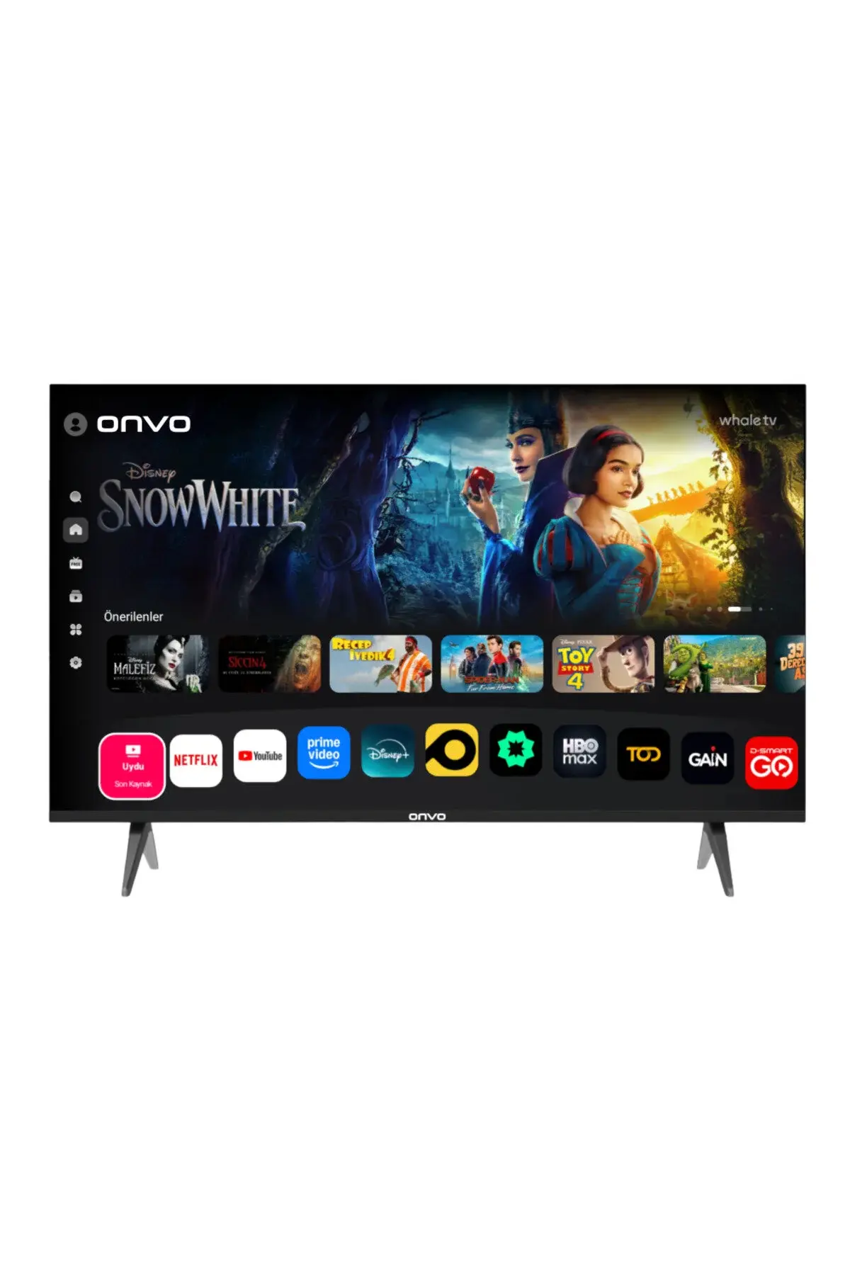 ONVO 43VL80F3FA 43'' 109 Ekran Uydu Alıcılı Full HD WhaleOS LED TV