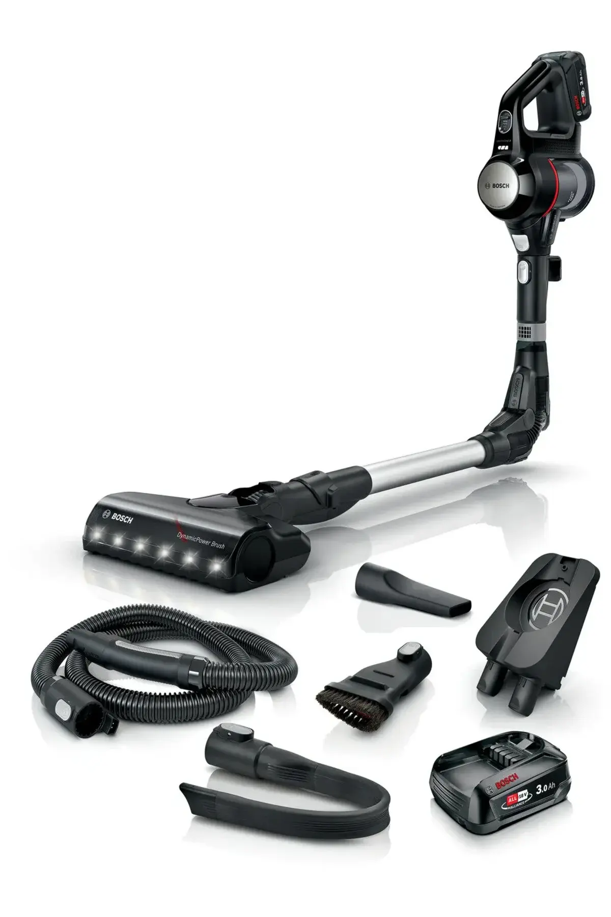 Bosch BBS712XTR Unlimited 7 Şarjlı Dikey Süpürge Siyah