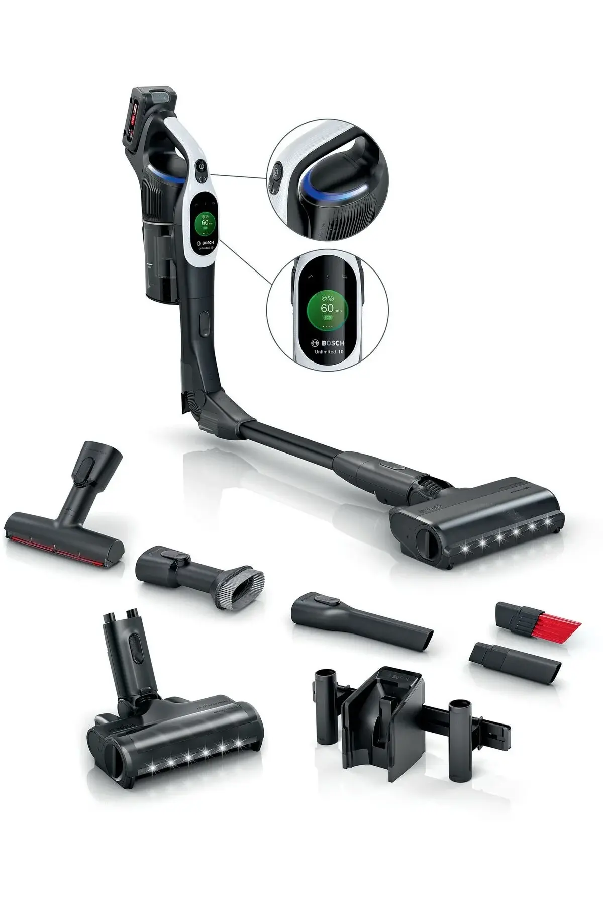 Bosch BCS1041WAC Unlimited 10 Şarjlı Dikey Süpürge