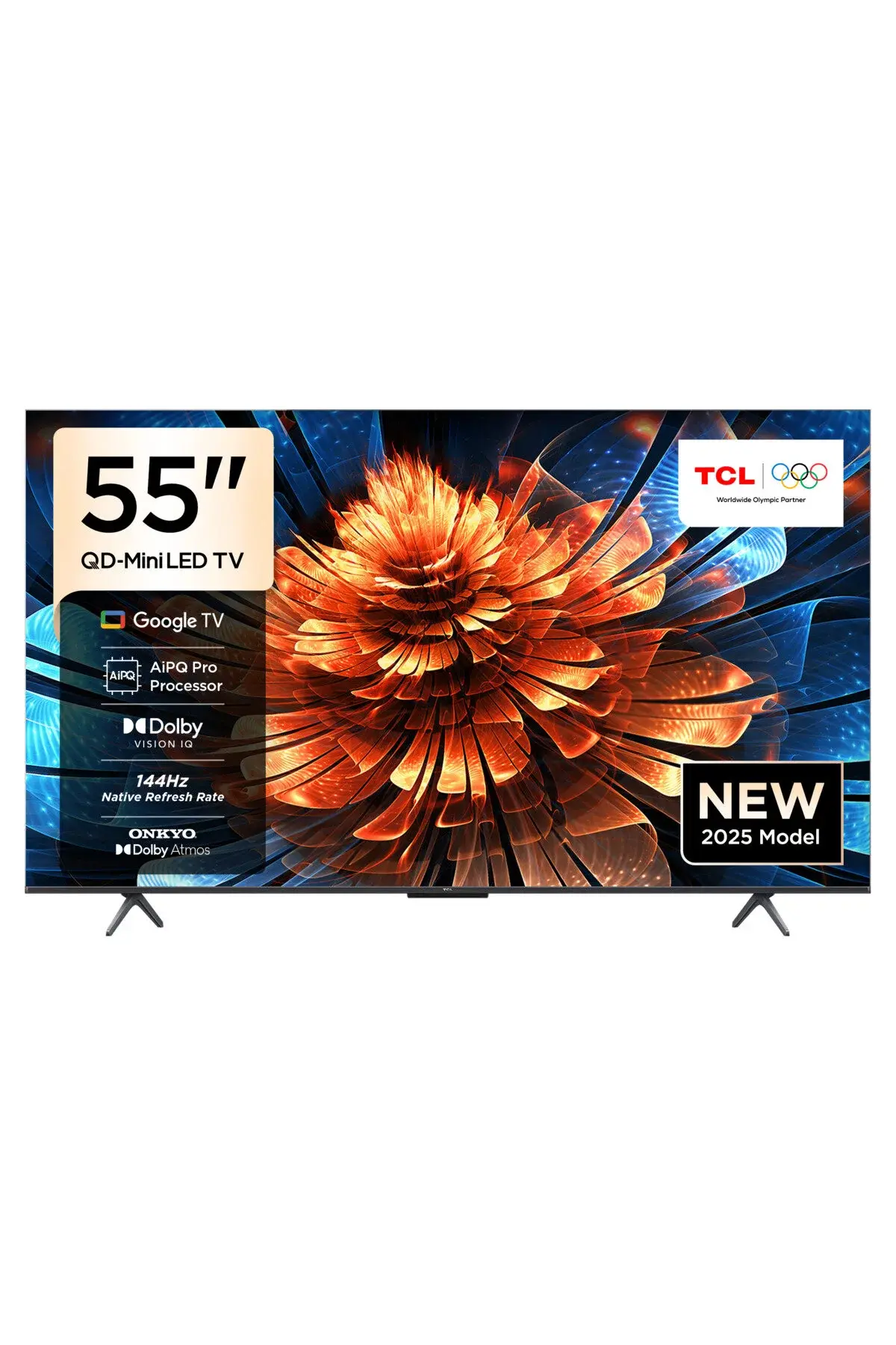 TCL 55Q6C 55'' 139 Ekran Uydu Alıcılı 4K Ultra HD Smart QD Mini LED Google TV