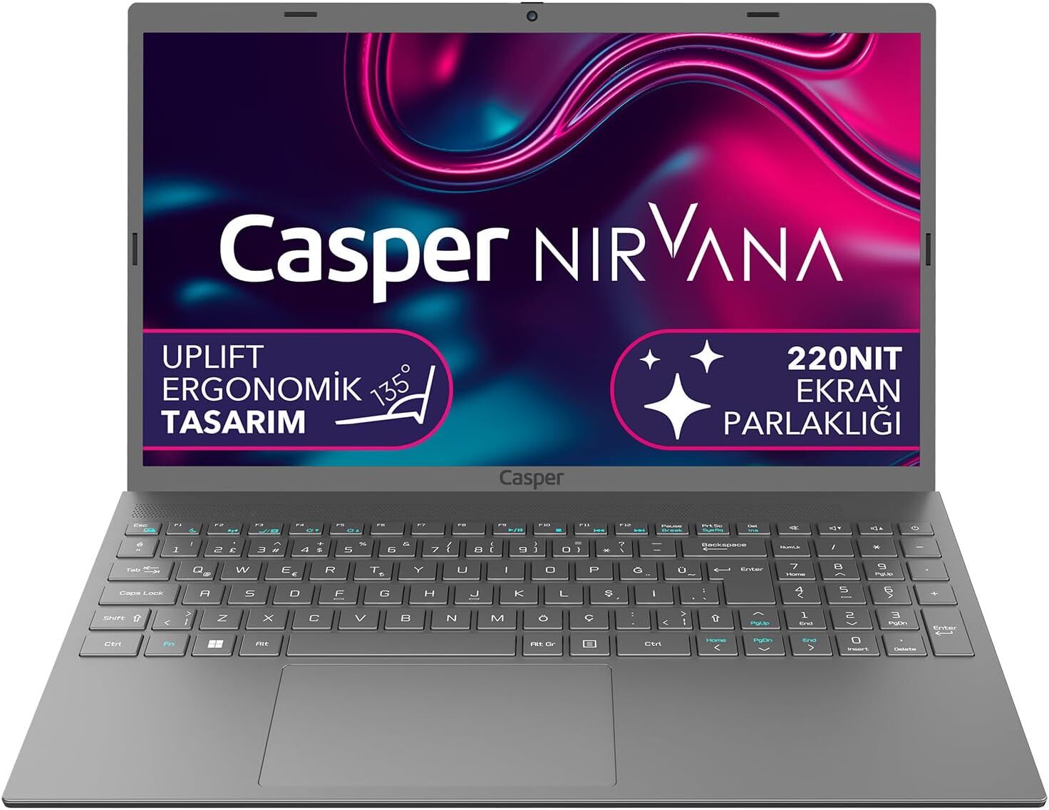 CASPER Nirvana Intel Celeron N4020 4GB RAM 120GB SSD Windows 11 Home 15.6'' Hd Laptop C370.4020-4C00B