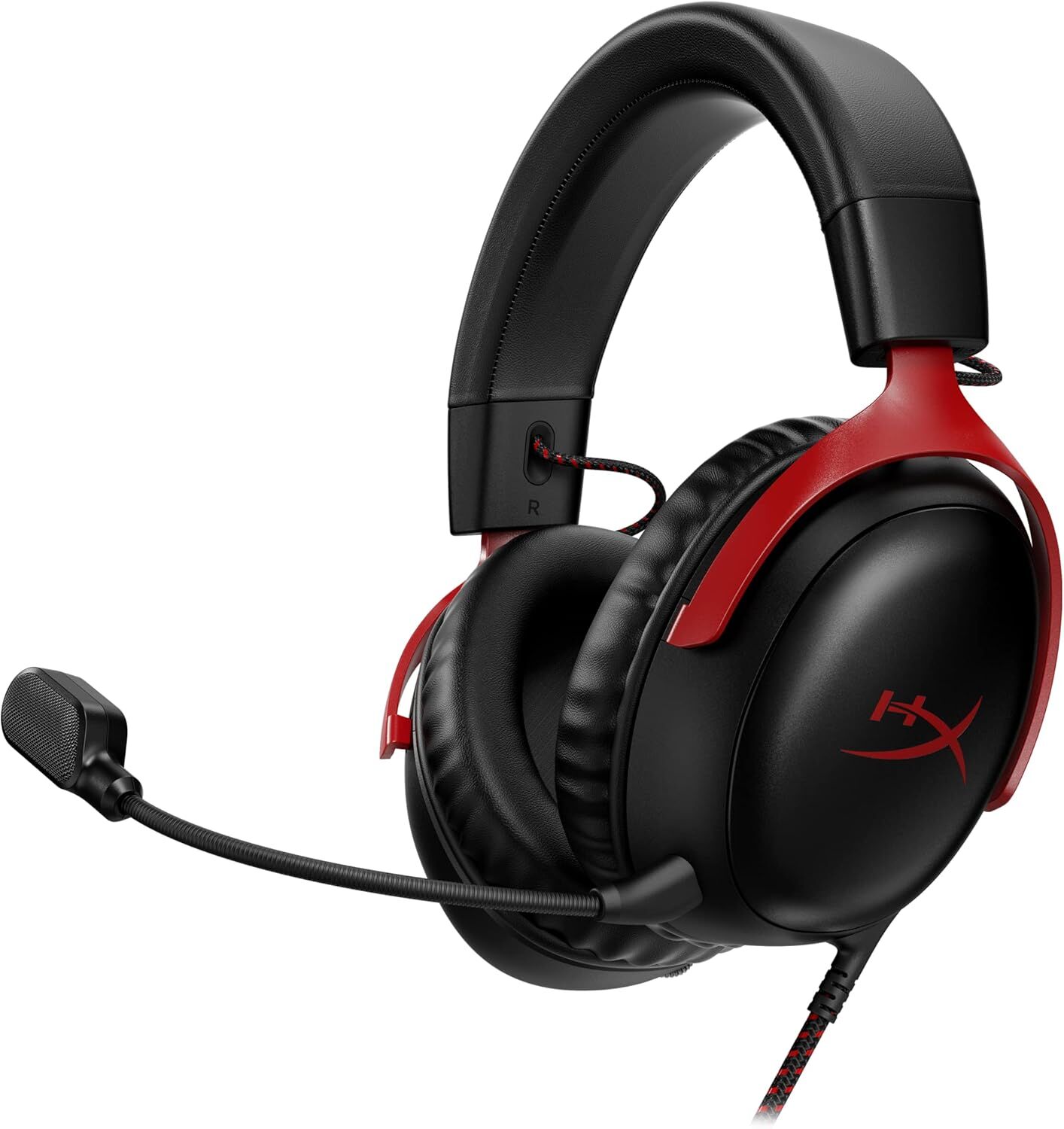 HyperX Cloud III 727A9AA Siyah-Kırmızı Kablolu Kulak Üstü Oyuncu Kulaklığı
