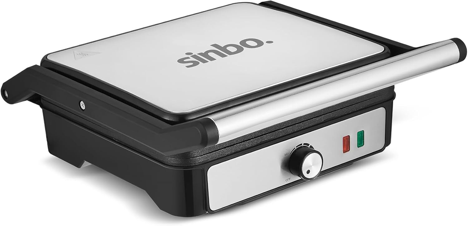 Sinbo SSM-2590 Inox Izgara ve Tost Makinesi 2000W