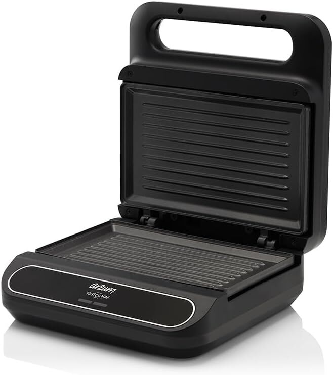 Arzum Tostçu Mini Tost Makinesi 2 Dilim Kapasiteli 750W Siyah - AR2052-S
