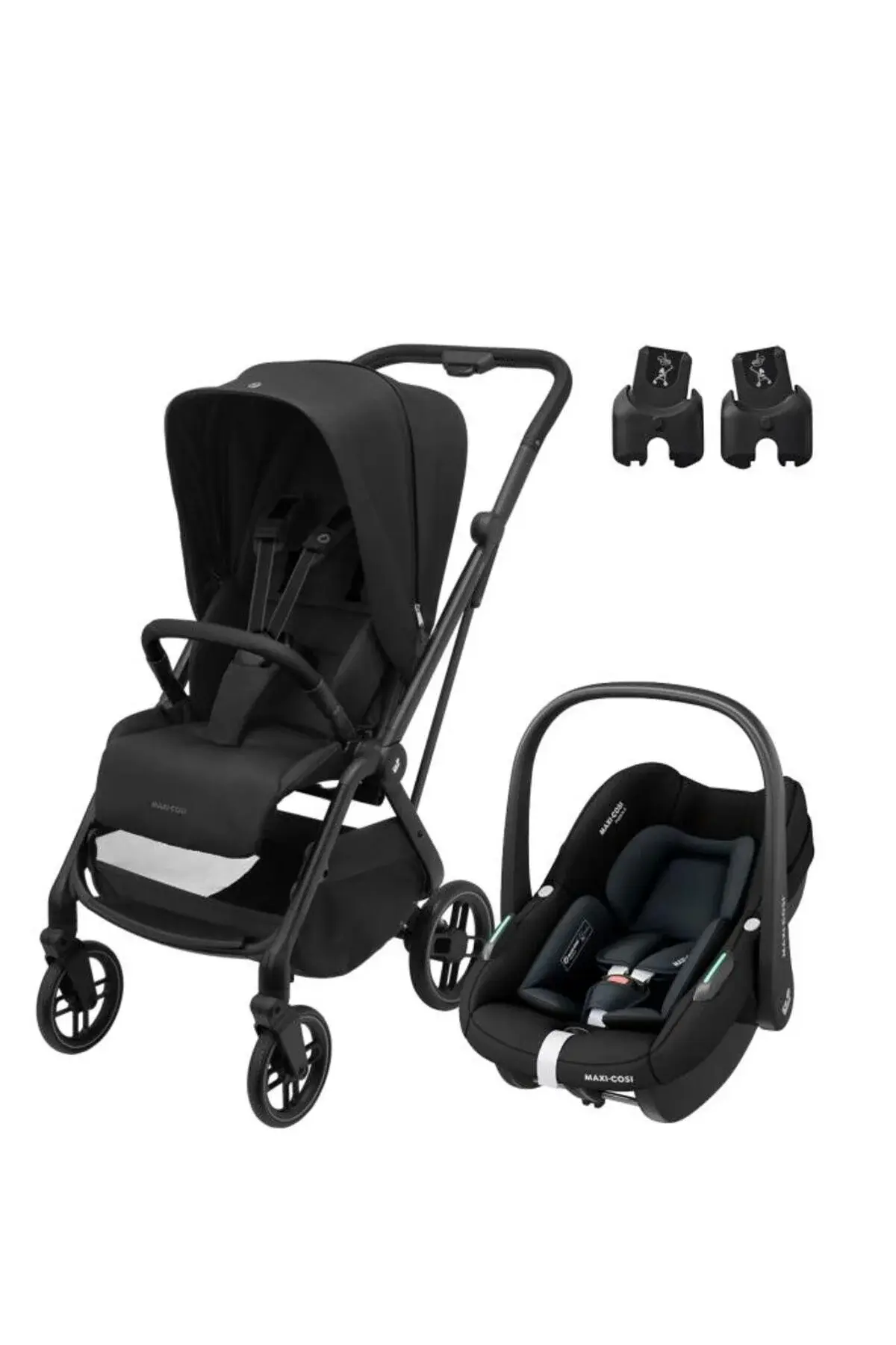 Maxi-Cosi Leona2-Pebble S Tek Elle Katlanabilen Ultra Kompakt Çift Yönlü Seyahat Sistem Bebek Arabası