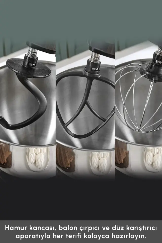 Karaca Multichef Stand Mikser Rosegold Mutfak Şefi 1900w 5,5l Kıyma Çekme Sucuk-sosis Içli Köfte Ap.