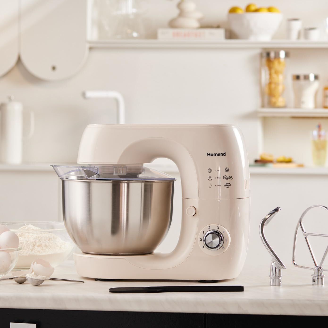 HOMEND Profashion 3082h Stand Mikser Krem 5.2 Litre