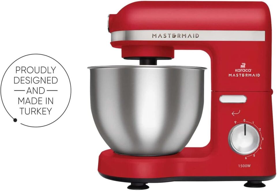 Karaca Maestrochef Stella Stand Mikser Cherry Red 1500w 5 Litre