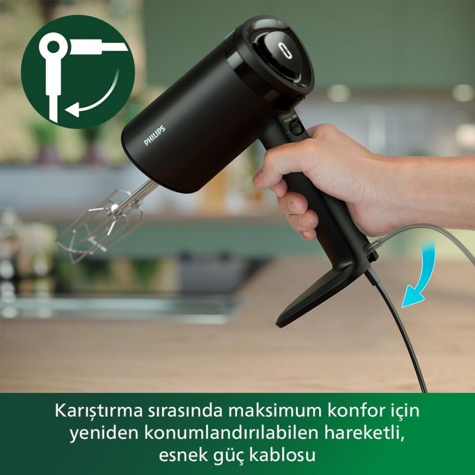 Philips 5000 Serisi El Mikseri, 500W, Sıçrama Önleyici, HR3781/00