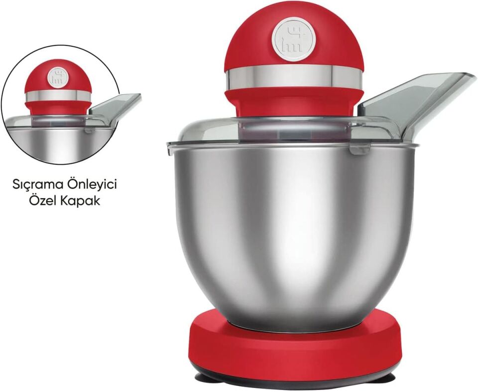 Karaca Mastermaid Chef Stand Mikser Red 1500W 5 Lt