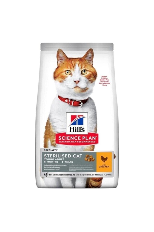 Hill's SP Tavuklu Kısırlaştırılmış Yetişkin Kedi Maması 3KG