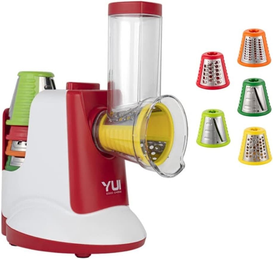 Yui Qcv-326 5'i 1 Arada Otomatik Doğrayıcı-rende- Dilimleme Makinesi