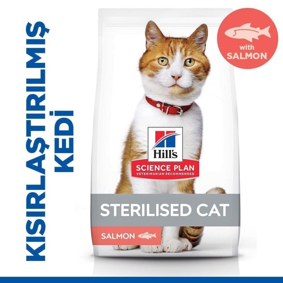 Hills Somon Balıklı Kısırlaştırılmış Kedi Maması 10 Kg