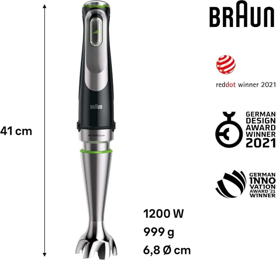 Braun Mq9187xlı Multiquick 9 1200w El Blender Seti