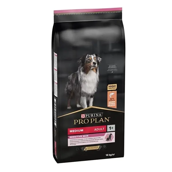 Pro Plan Medium Sensitive Skin Somonlu Yetişkin Köpek Maması 14kg