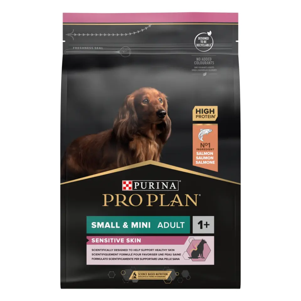 Pro Plan Small&Mini Sensitive Skin Somonlu ve Pirinçli Küçük Irk Yetişkin Köpek Maması 3kg