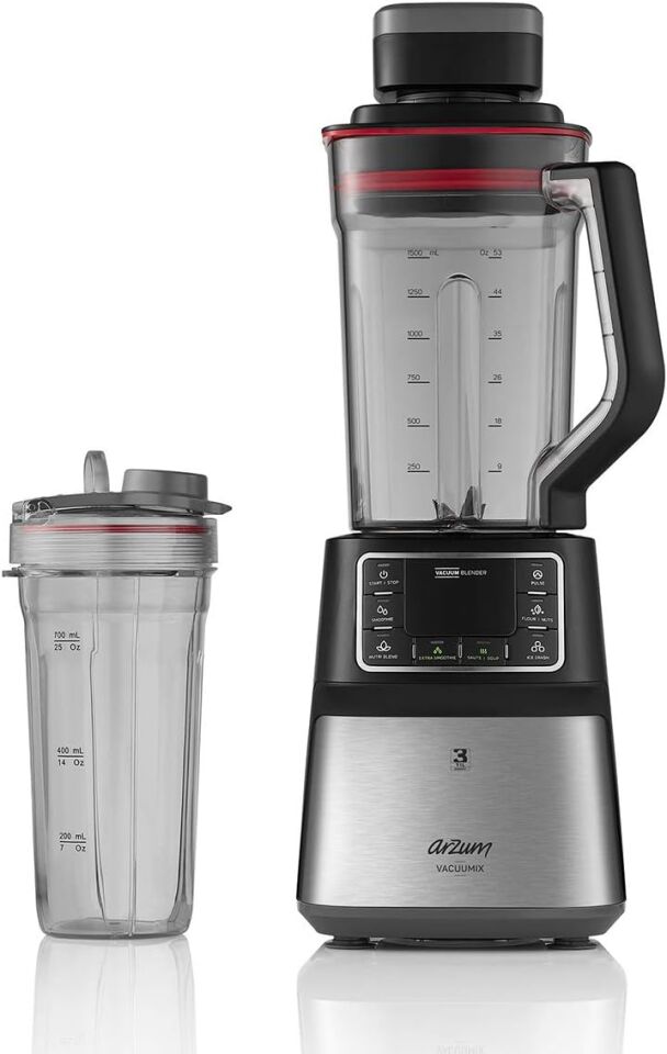 Arzum Vacuumix Vakumlu Power Blender 1500W Siyah - AR1061