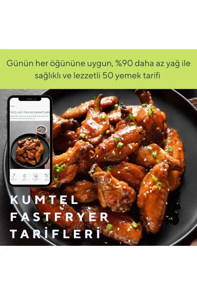 KUMTEL Fastfryer XL ( Yağsız Fritöz Airfryer ) HAF-01