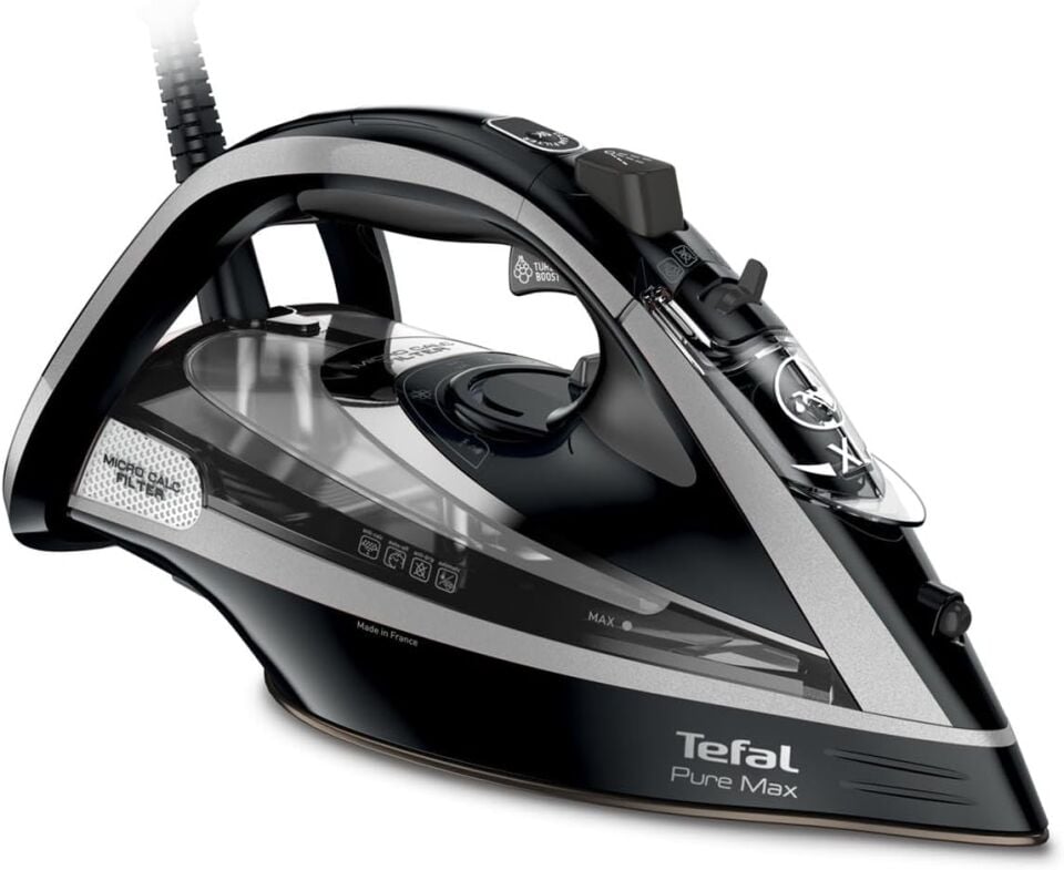 TEFAL FV9850 Pure Max 60 gr Sürekli ve 290 gr Şok Buharlı 3200 Watt Buharlı Ütü