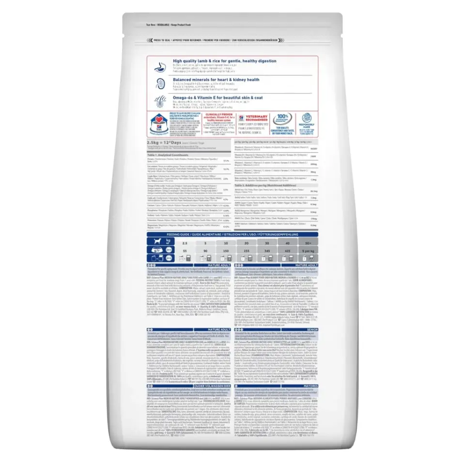 Hill's SCIENCE PLAN 7+ Kuzulu Orta Irk Yaşlı Köpek Maması 12kg + 2kg HEDİYE!