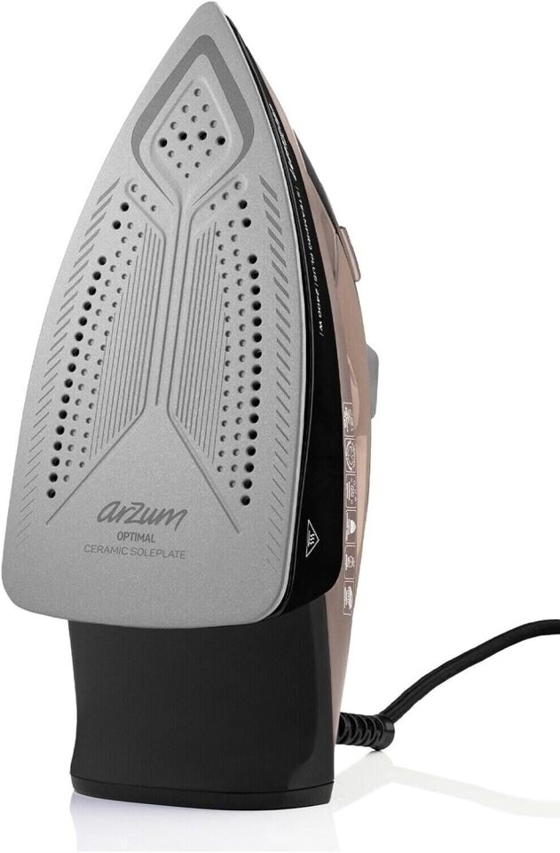 Arzum Steampro Plus Buharlı Ütü Seramik Taban 2400W Kahverengi - AR6030