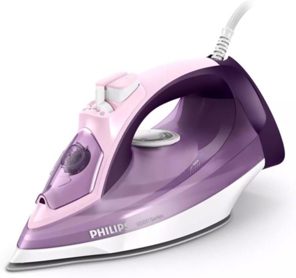 Philips 5000 Serisi Buharlı Ütü 2400W, 180g Şok Buhar, SteamGlide, 40g/dk Sürekli Buhar, DST5020/30