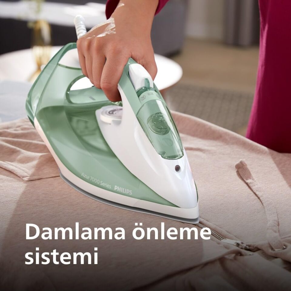 Philips Dst7012/70 7000 Serisi Buharlı Ütü Çöl Yeşili Gri