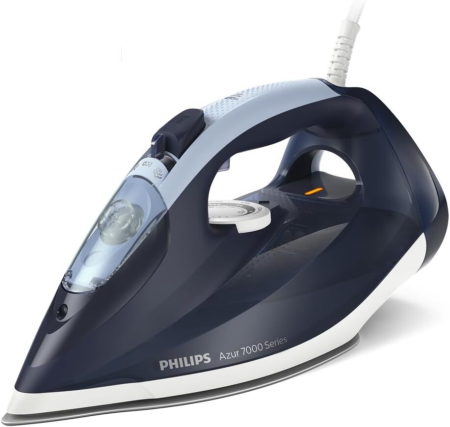 Philips 7000 Serisi Buharlı Ütü, 2800W, SteamGlide Plus Taban, 50 g/dk Buhar, 250 g Şok Buhar, DST7030/20