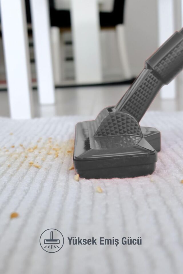 FANTOM Pratıc-S P1200 Toz Torbasız Dikey Süpürge Antrasit