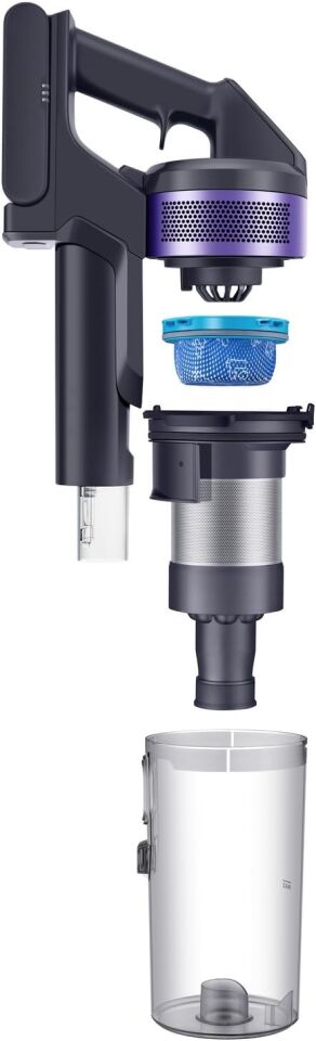 Samsung VS6000 (VS15A6031R4) Dikey/Pratik Elektrikli Süpürge - Jet Siklon, Dijital Ekran