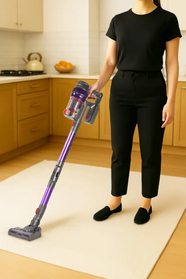 Kiwi Kvc-4040BLF Katlanabilir Şarjlı Bldc Motor Dik Süpürge