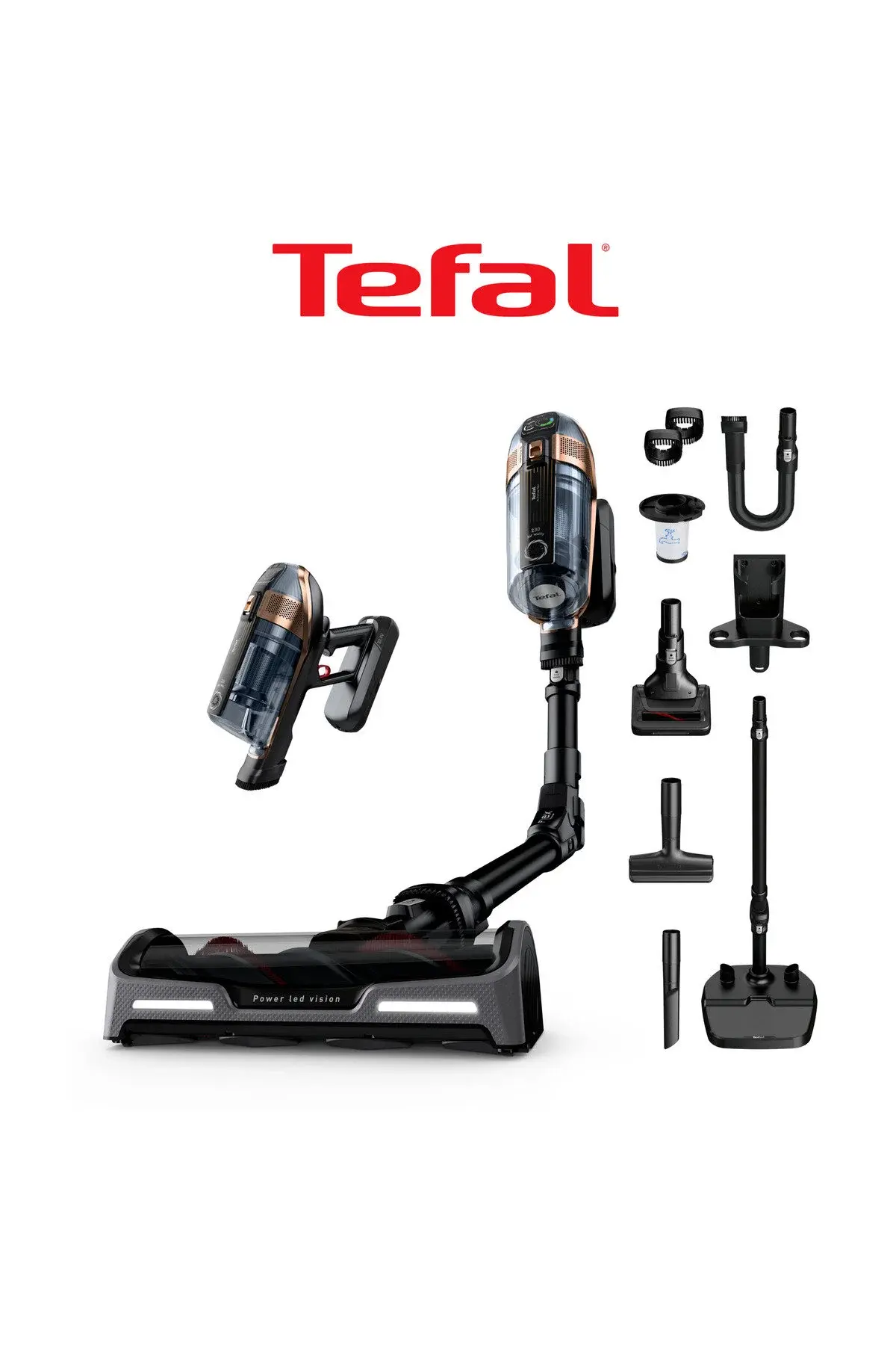 TEFAL TY99F1 X-Force Flex 15.60 Animal  230 Air Watt Kablosuz Şarjlı Dikey Süpürge