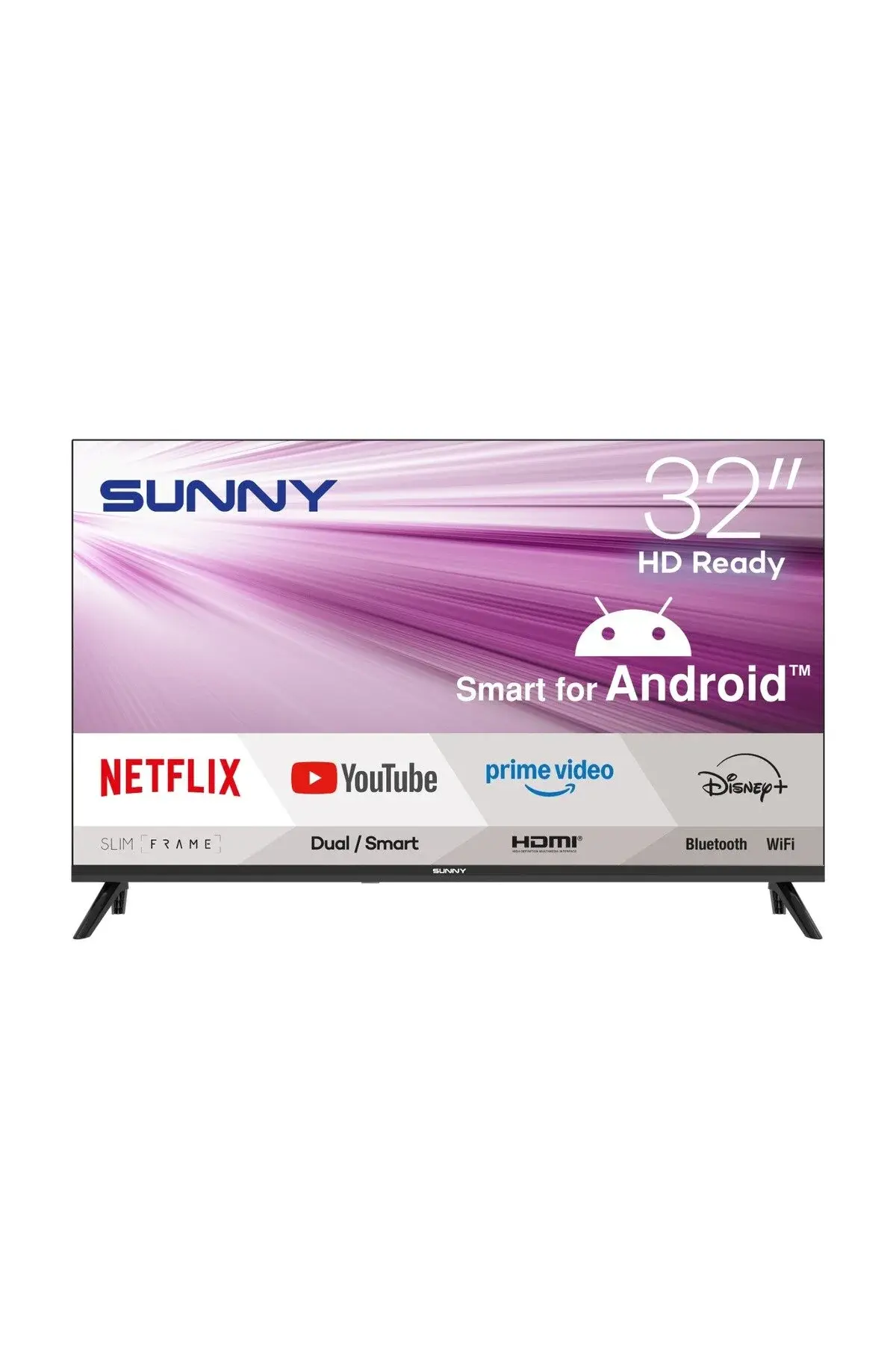 Sunny SN32HMLN-A14S 32'' 82 Ekran Uydu Alıcılı Android Smart LED TV