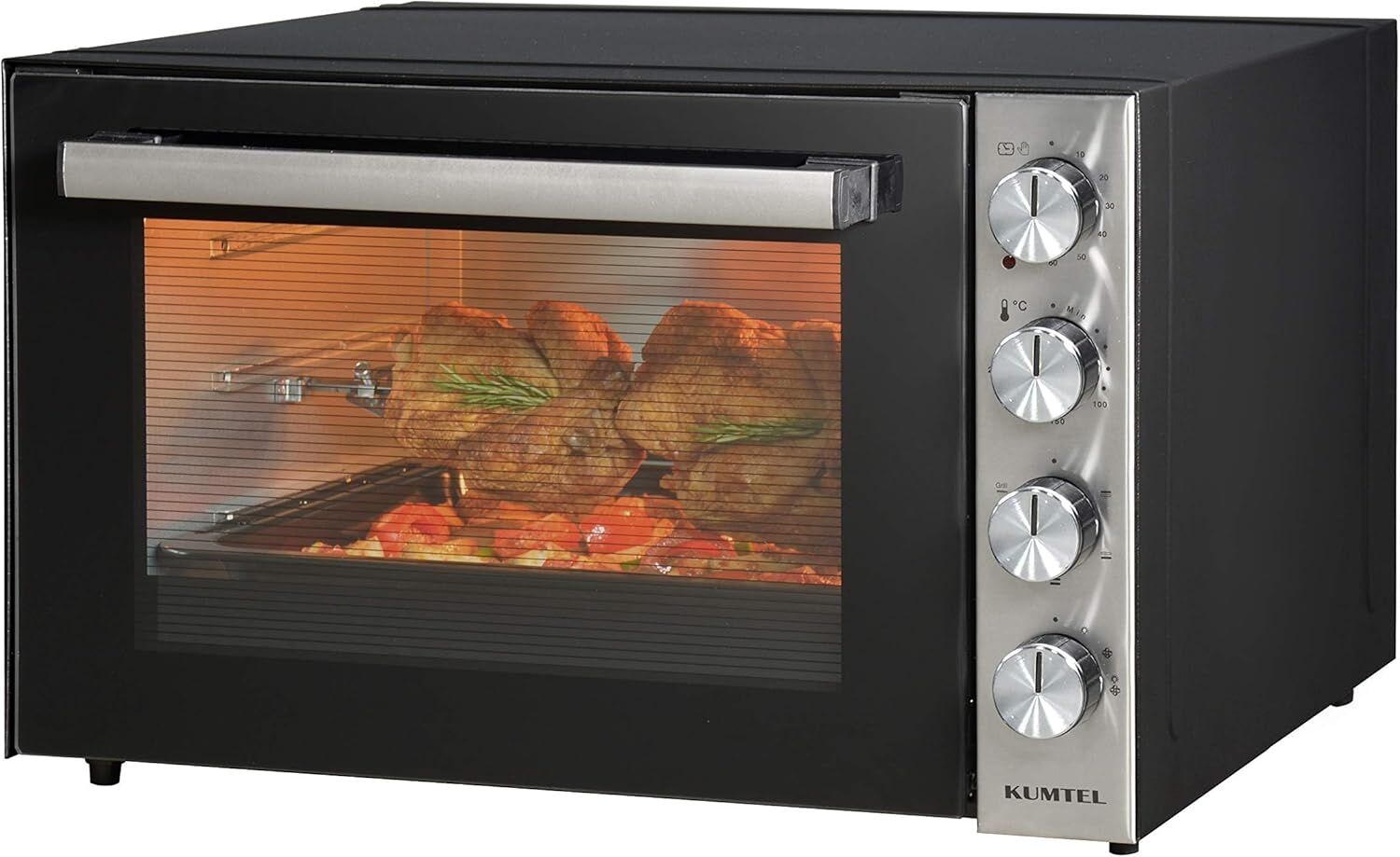 KUMTEL Piliç Çevirmeli 71 Litre Midi Fırın
