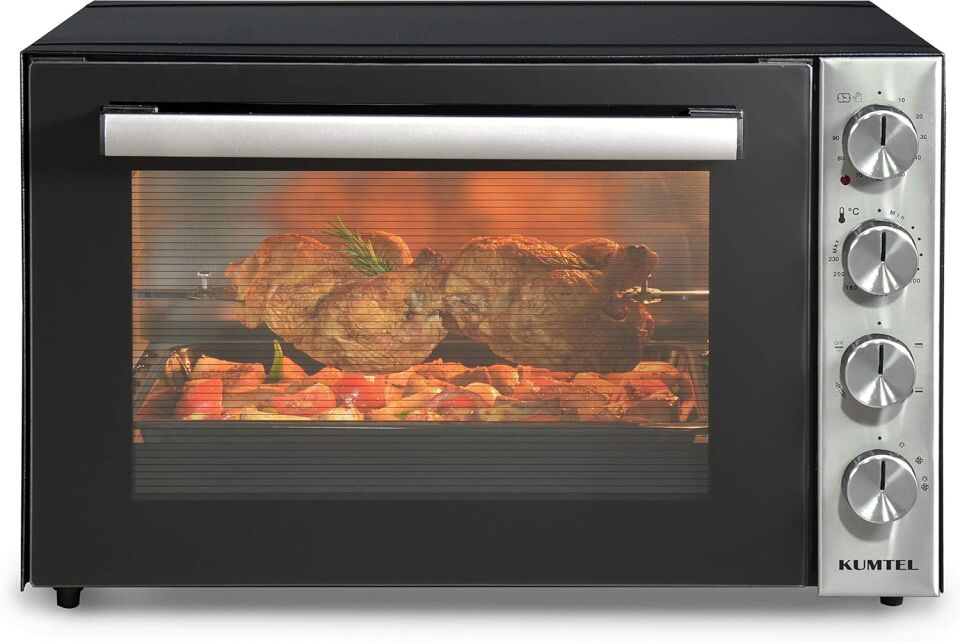 KUMTEL Piliç Çevirmeli 71 Litre Midi Fırın