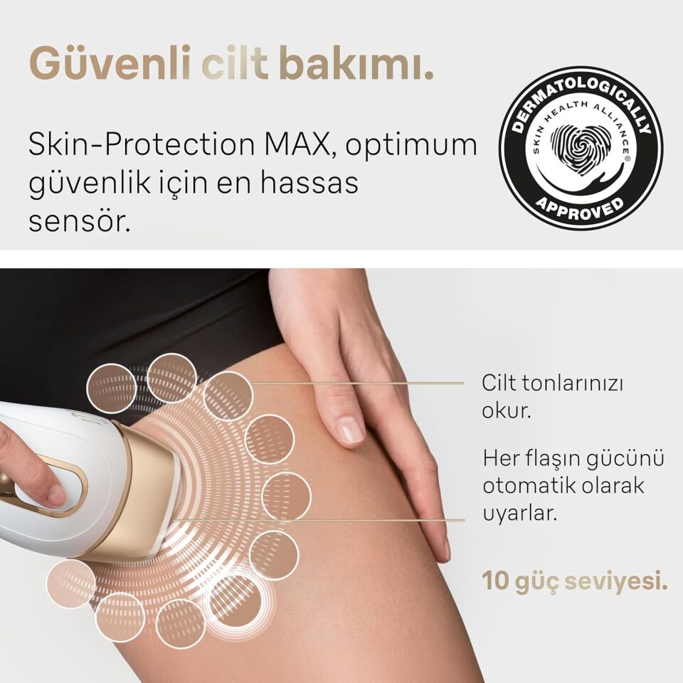 Braun IPL Silk·expert Pro 5, Evde Tüy Alma, Çanta, Venus Tıraş Makinesi, 2 Başlık ile, PL5146