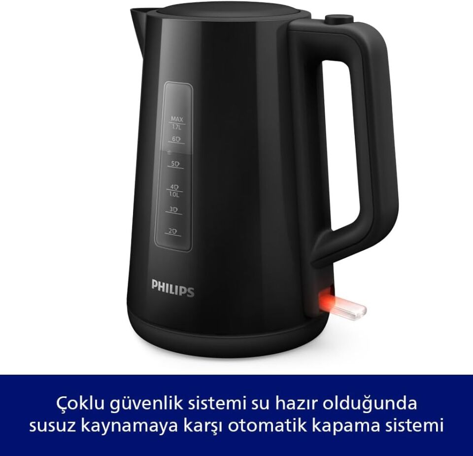 Philips 3000 Serisi Kettle 2200W, 1,7 Lt, HD9318/20