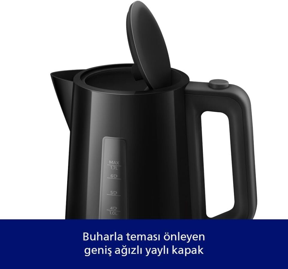 Philips 3000 Serisi Kettle 2200W, 1,7 Lt, HD9318/20